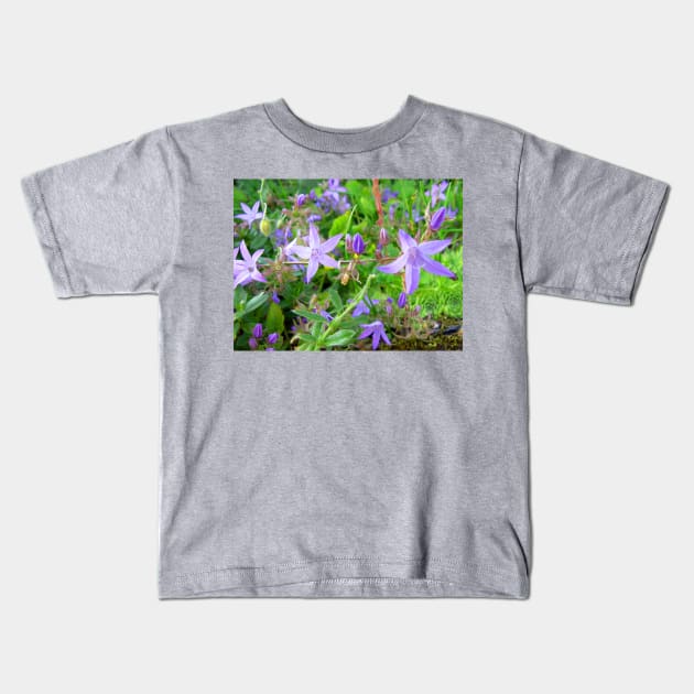 Lavender stars Kids T-Shirt by tomg